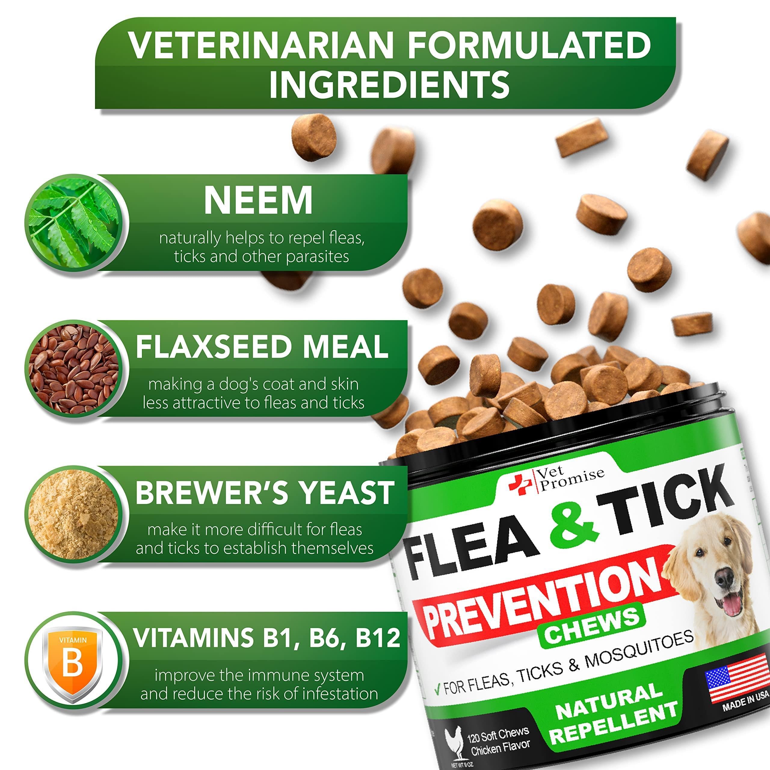 All Natural Dog Flea and Tick Prevention Chews