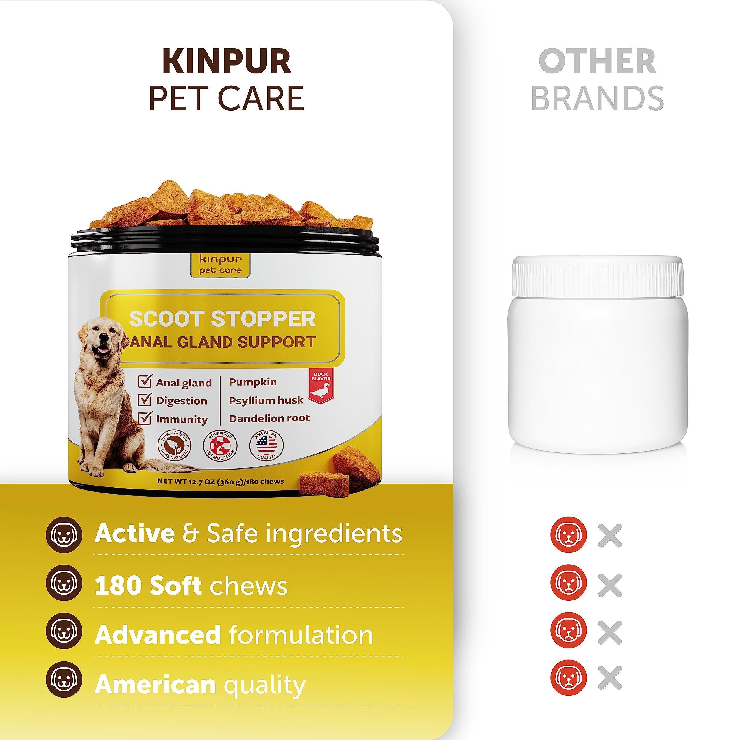 Kinpur Pet Care Scoot Stopper Soft Chews