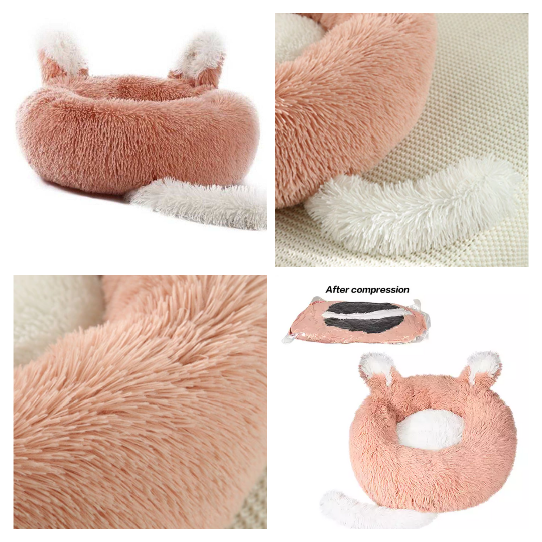 Fast Shipping Plush Pet Bed with Ears and Tail for  Small Dogs & Cats