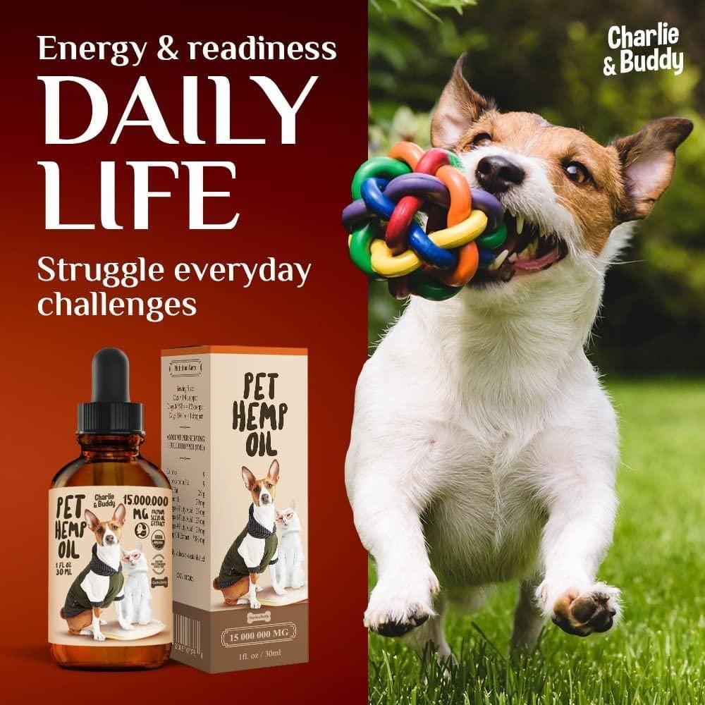 Charlie & Buddy Pain Relief Hemp Oil for Dogs and Cats