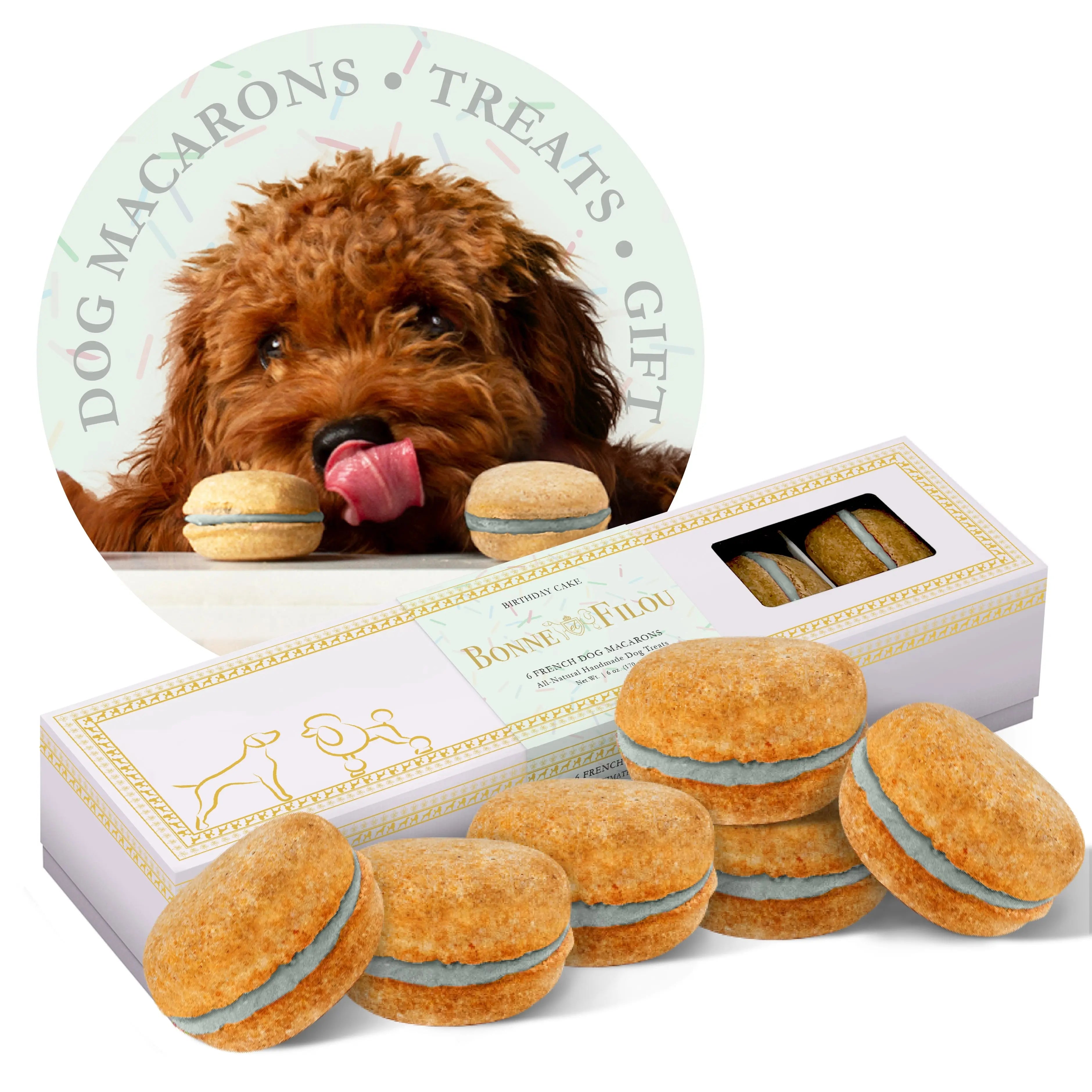 Dog Macarons (Box of 6) - bundle of 2 Auto renew