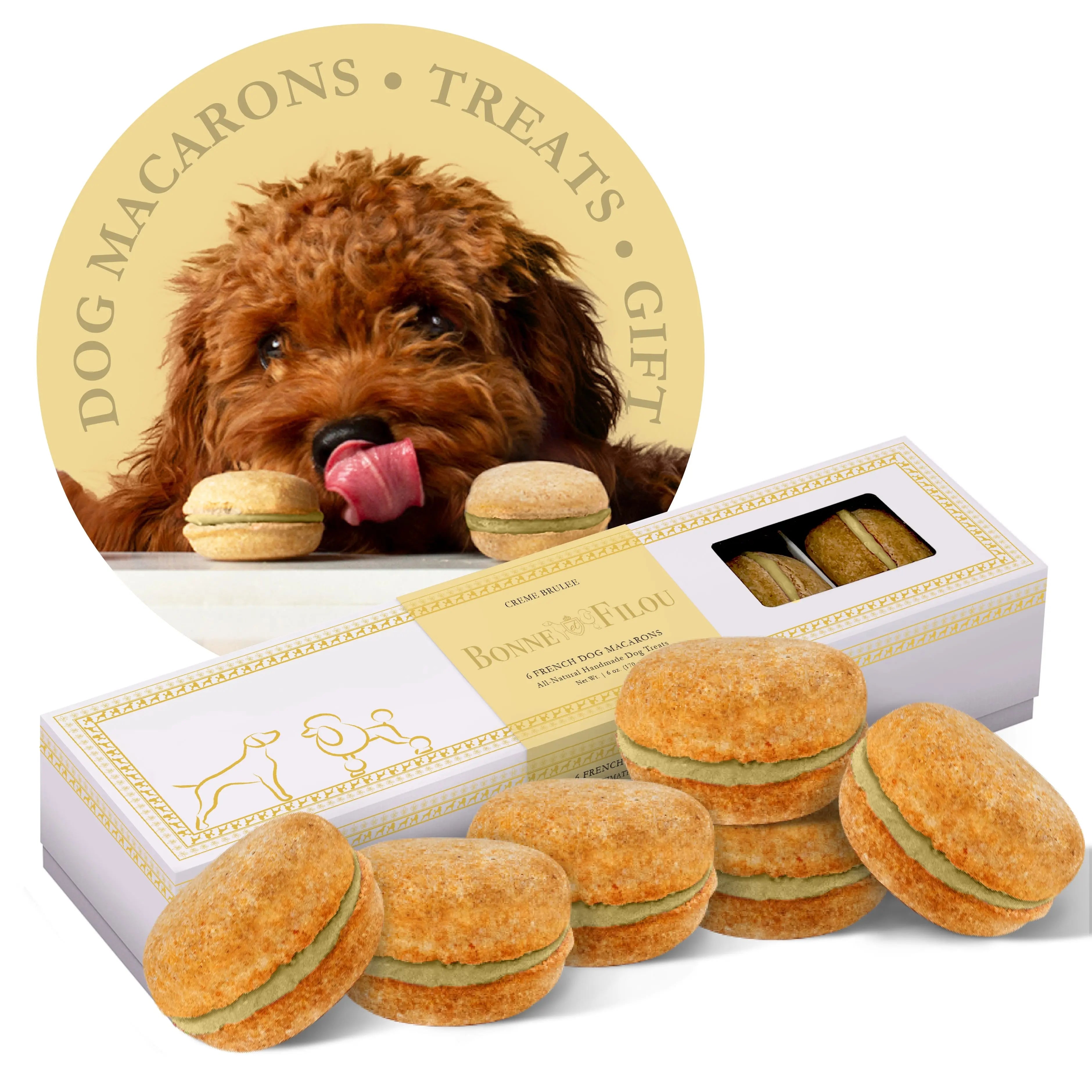 Dog Macarons (Box of 6) - bundle of 2 Auto renew