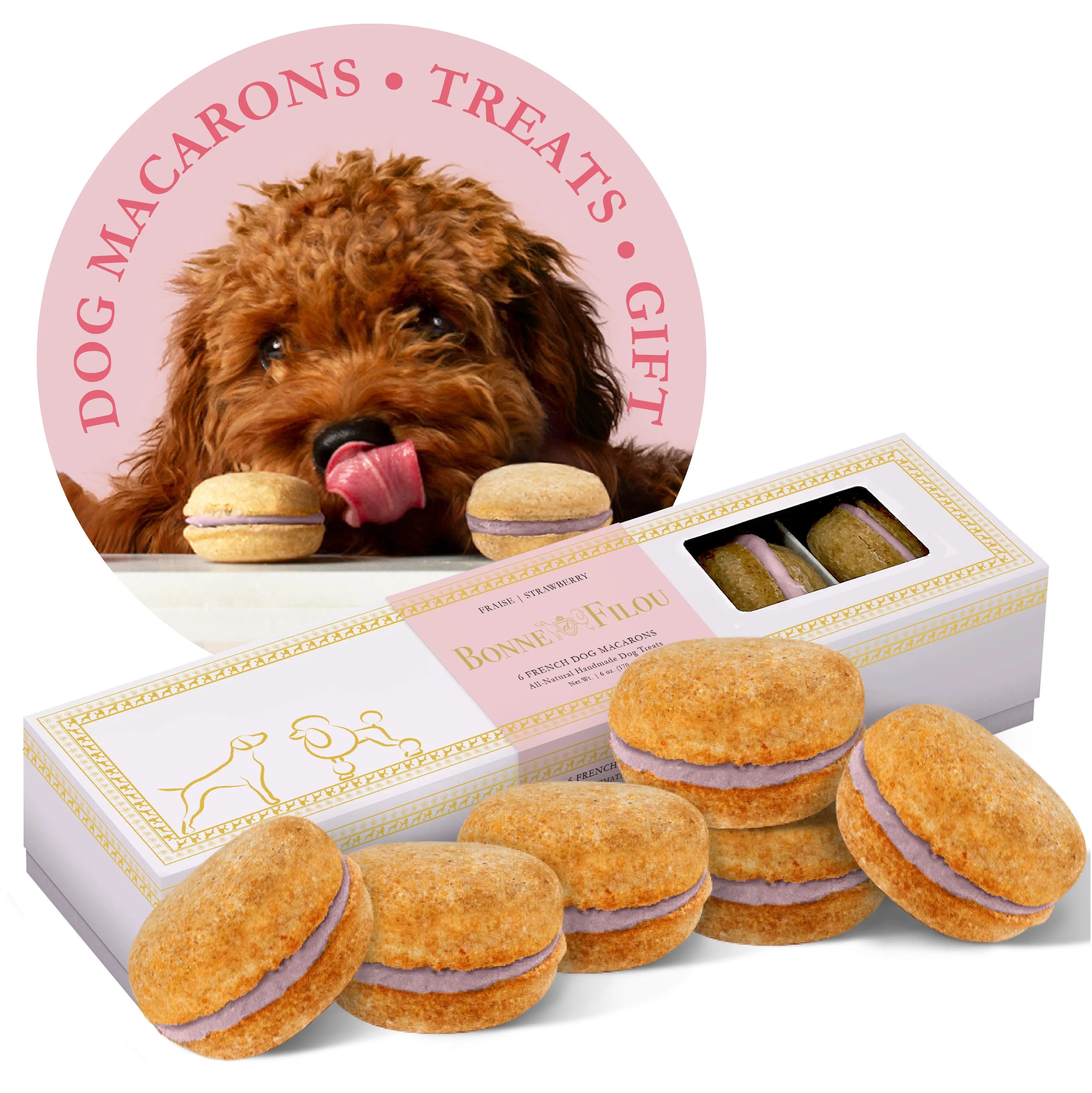 Dog Macarons (Box of 6) - bundle of 2 Auto renew