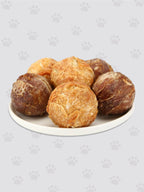 Helety Dog Treats with Egg Yolk, Chicken Duck Flavored Meat Balls, High Protein Dog Snacks, All Life Stages Dog Treats
