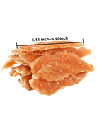 HELETY Grain Free Chewy Dog Treats Wholesome, Natural Chicken Training Treats, Healthy Chicken Jerky, Chew Enjoyment Snacks for Puppies & Adult Dogs