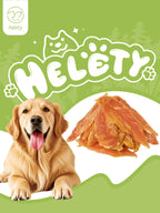 HELETY Grain Free Chewy Dog Treats Wholesome, Natural Chicken Training Treats, Healthy Chicken Jerky, Chew Enjoyment Snacks for Puppies & Adult Dogs