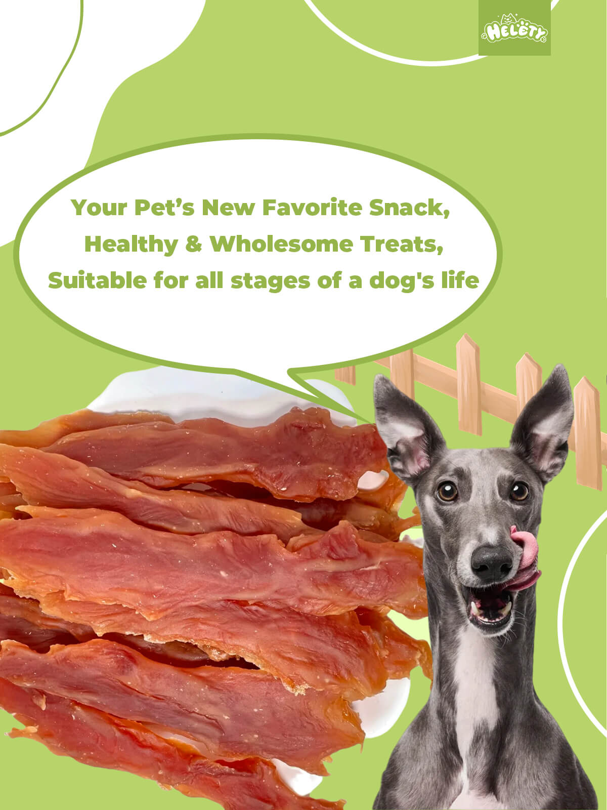 HELETY Dog Training Treats, Low Calorie Soft Chews, Natural Duck Flavor, Rewards for Small & Large Dogs Adult Dogs
