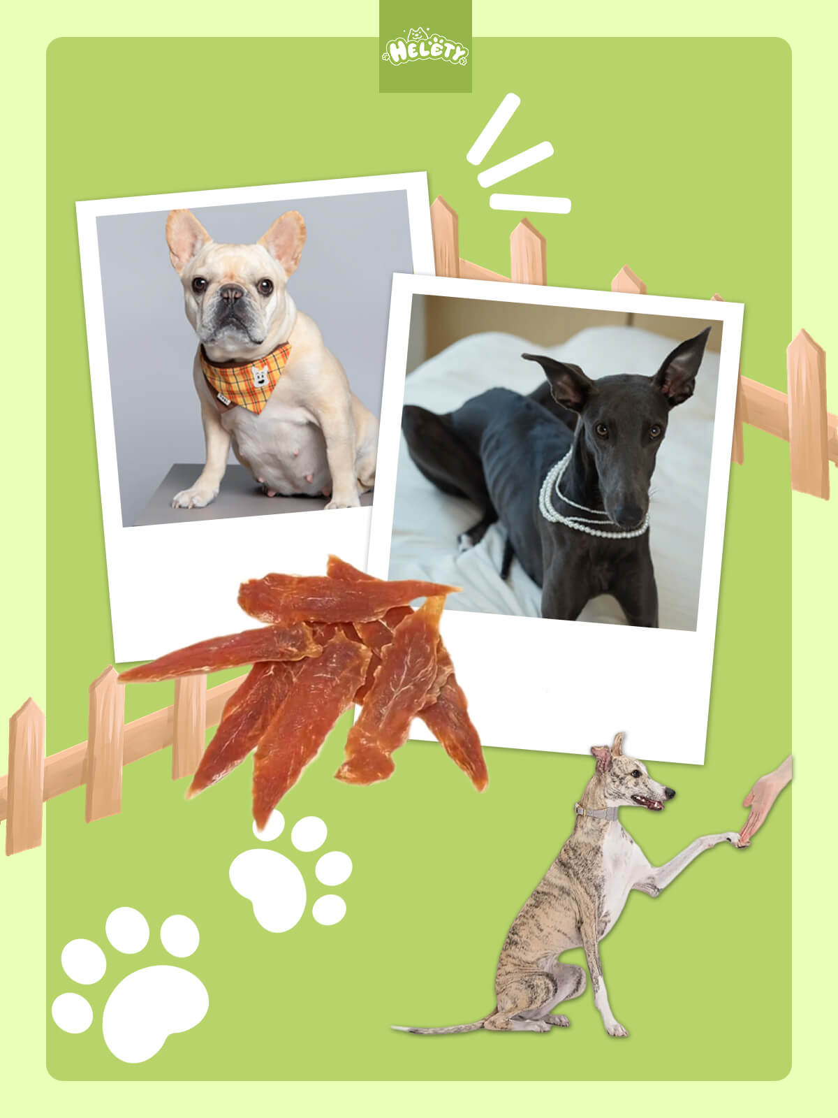 HELETY Dog Training Treats, Low Calorie Soft Chews, Natural Duck Flavor, Rewards for Small & Large Dogs Adult Dogs