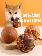 Helety Dog Treats with Egg Yolk, Chicken Duck Flavored Meat Balls, High Protein Dog Snacks, All Life Stages Dog Treats