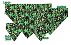 Shimmering Shamrocks Pet Scarf