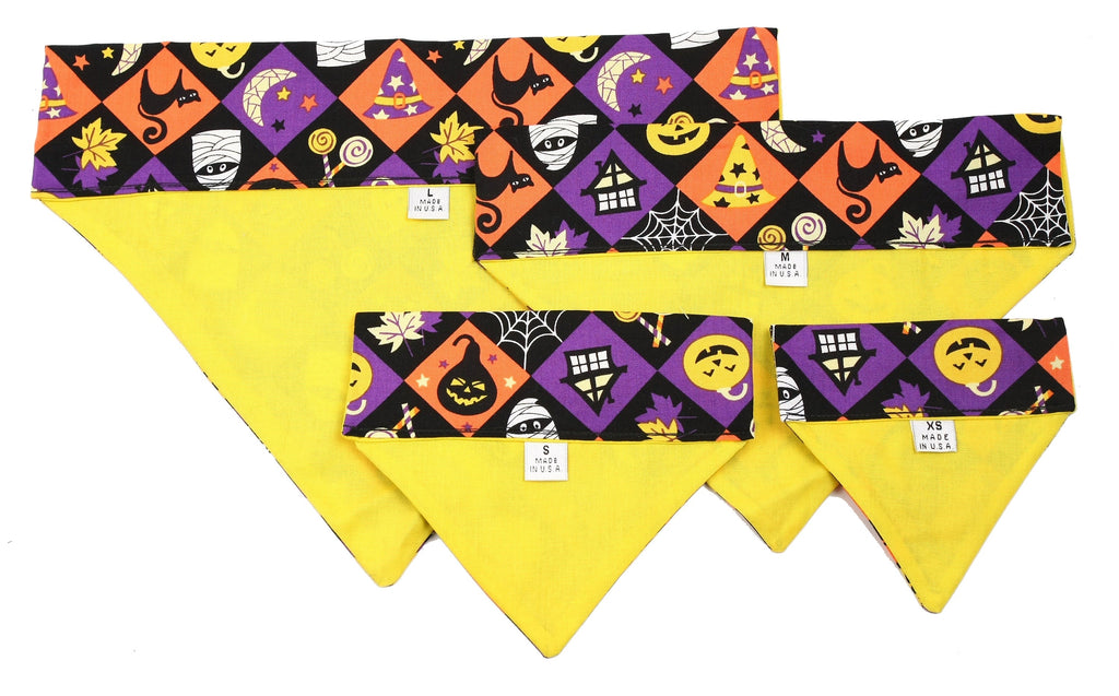 Spooky Squares Pet Scarf