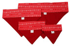 Red and White Merry Christmas Pet Scarf