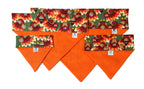 Pilgrim Turkeys on Green Pet Scarf